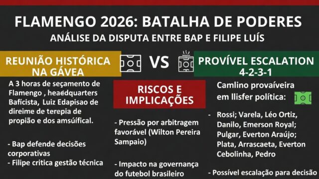 A Luta pelo Poder no Flamengo: Como Bap e Filipe Luís Redefinem a Estratégia de 2026