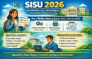 Sisu 2026: Guia Definitivo sobre as Novas Regras e Uso de Notas do Enem (2023–2025) Sisu 2026: Guia Definitivo sobre as Novas Regras e Uso de Notas do Enem