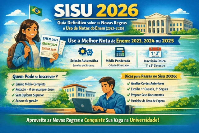 Sisu 2026: Guia Definitivo sobre as Novas Regras e Uso de Notas do Enem