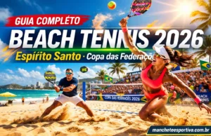 Beach Tennis no Brasil 2026: Espírito Santo, Copa das Federações e o Esporte que Conquistou as Praias Beach Tennis no Brasil 2026