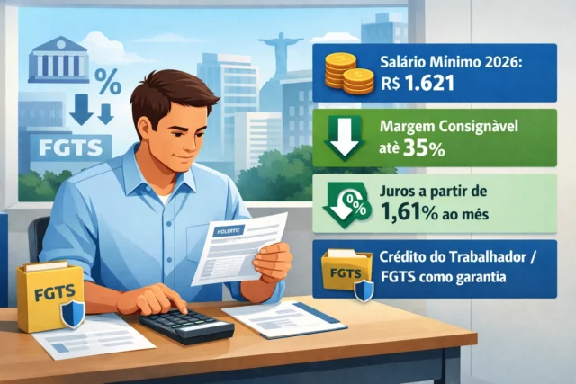 Empréstimo Consignado CLT 2026: Como o Novo Salário Mínimo Afeta sua Margem