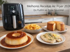 Melhores Receitas Air Fryer 2026: Do Pudim Viral ao Peixe Saudável Melhores Receitas Air Fryer 2026: Do Pudim Viral ao Peixe Saudável