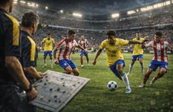 Testes de Elenco: O que Esperar dos Amistosos da Seleção Sub-20 contra o Paraguai Intensa disputa no estádio de São Paulo