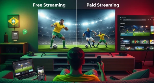 Streaming Esportivo Pago vs Gratuito: Qual é a Melhor Opção para Assistir Esportes no Brasil em 2026?