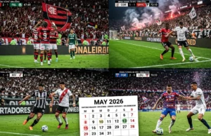 Calendário do Futebol Brasileiro em Maio de 2026: o Mês Mais Cheio da Temporada Calendário do Futebol Brasileiro em Maio de 2026: o Mês Mais Cheio da Temporada