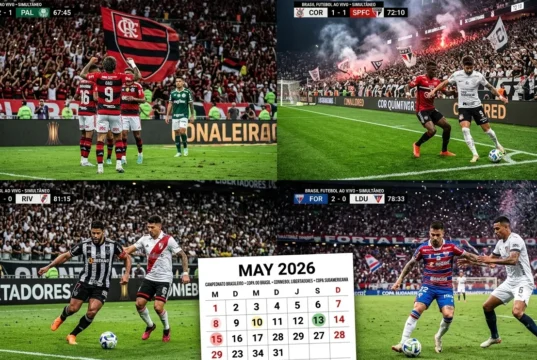 Calendário do Futebol Brasileiro em Maio de 2026: o Mês Mais Cheio da Temporada Calendário do Futebol Brasileiro em Maio de 2026: o Mês Mais Cheio da Temporada