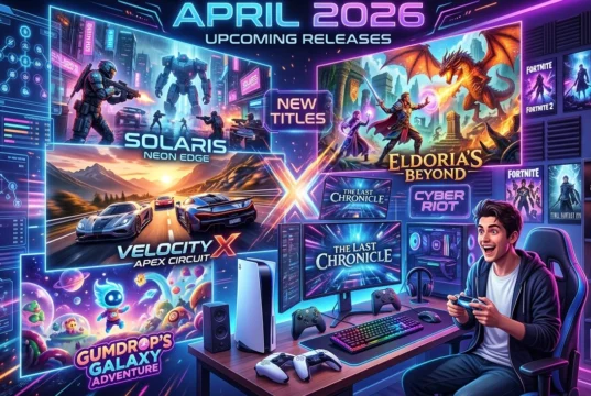 Lançamentos de Jogos em Abril de 2026: Os Games Mais Esperados do Mês Lançamentos de Jogos: O que chega em Abril