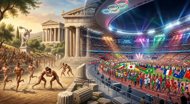 Origem e Evolução das Olimpíadas: Da Grécia Antiga ao Mundo Moderno