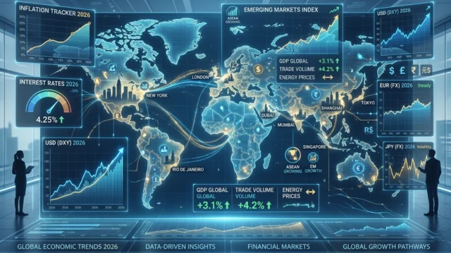 Tendências do Mercado Global em 2026: Uma Análise das Principais Forças Econômicas
