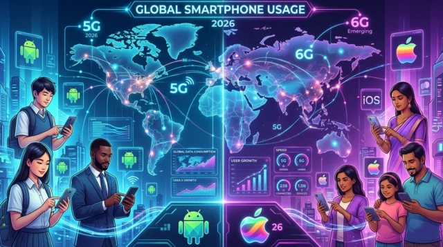 Uso Global de Smartphones em 2026_ Estatísticas, Tendências e o Futuro do Mobile Uso Global de Smartphones em 2026: Estatísticas, Tendências e o Futuro do Mobile
