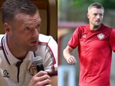 Jamie Vardy mordeu o repórter italiano em sua primeira entrevista como jogador do Cremonese