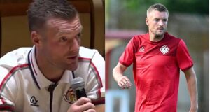 Jamie Vardy mordeu o repórter italiano em sua primeira entrevista como jogador do Cremonese