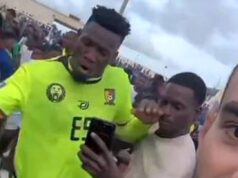 Andre Onana se envolveu em um confronto físico após a derrota de Camarões