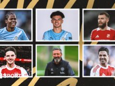 BBC Football Awards: vencedores da Premier League, Scottish Premiership, WSL e EFL anunciados em 2025-2026