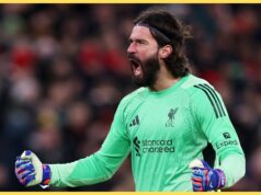 Alisson deu grande impulso à preparação física do Liverpool antes da final do Brentford