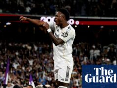 Futebol europeu: Vinicius dobra na vitória do Real Madrid sobre o Atlético em derby de suspense | Futebol de clubes europeus
