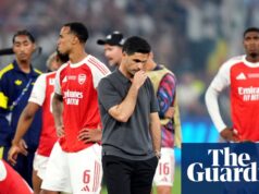 Arteta pede que o Arsenal aproveite a dor da final da Liga dos Campeões contra o PSG e ‘transforme-a em combustível’ | Liga dos Campeões