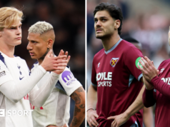Por que há muita coisa em jogo na luta pelo rebaixamento entre Spurs e West Ham