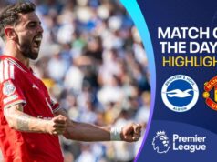 Fernandes quebra recorde da Premier League na vitória do Man Utd sobre Brighton