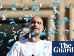 Festa de despedida de Guardiola: rostos antigos, astros do rock e uma surpresa de Khadija Shaw | Pep Guardiola
