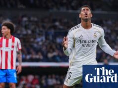 Futebol europeu: o Real Madrid resistiu em casa ao Girona e liderou o futebol europeu de clubes sem vitórias