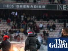 Bons torcedores direcionam a fúria aos proprietários enquanto o clube cai no playoff de rebaixamento da Ligue 1 | Liga 1