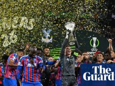 Crystal Palace vence Conference League após ataque de Mateta afundar Rayo Vallecano | Liga Conferência