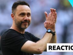 Estou muito feliz, estou muito feliz – De Zerbi