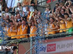 Hull City chega à Premier League depois que os Tigers aproveitam a oportunidade de promoção