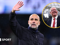 Pep Guardiola: O técnico do Manchester City, o Sir Alex Ferguson de sua geração, diz Wayne Rooney.
