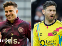 Devlin e Gordon não estão na lista de partidas do Hearts