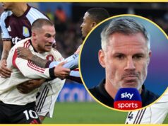 Jamie Carragher classifica Alexis McAllister x Aston Villa como ‘embaraçoso’