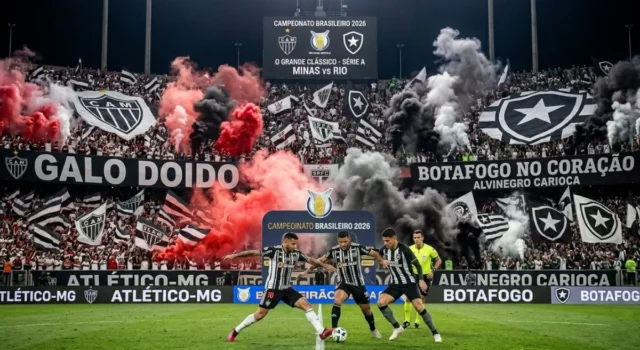 Atlético-MG x Botafogo na 15ª Rodada: clássico de campeões na Arena MRV