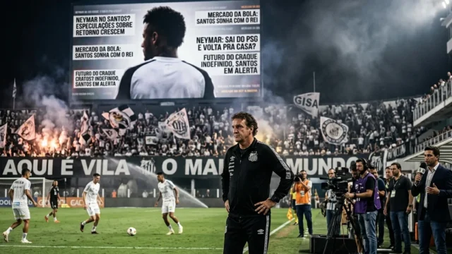 Bastidores do Santos: o futuro de Neymar, Cuca no comando e o mercado da Vila Belmiro