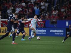 A sequência de duas vitórias consecutivas do FC Dallas Falls termina em Vancouver Whitecaps por 3-2