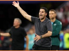 Arteta ficou frustrado após a ligação de Noni Madueke na final da UCL