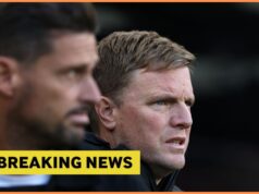 Howe, técnico do Newcastle United, fornece uma atualização sobre Anthony Gordon