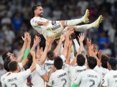 Dani Carvajal caiu após a última partida do Real Madrid