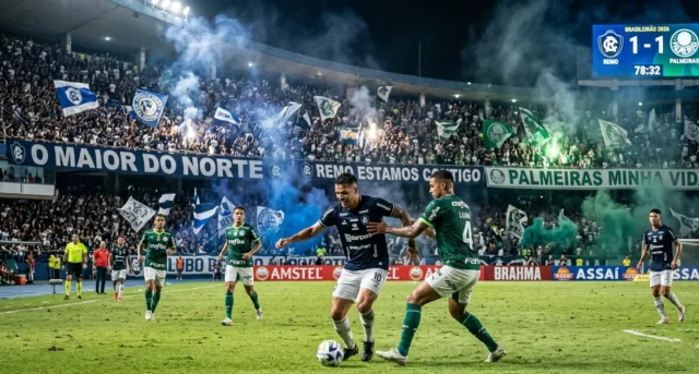 Remo x Palmeiras na 15ª Rodada: o Estreante do Norte Recebe o Líder do Brasileirão