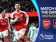 Arsenal, um passo mais perto do título após uma vitória apertada sobre Burnley