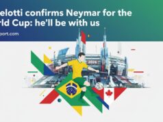 Ancelotti confirma Neymar para a Copa do Mundo