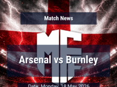 Burnley chega ao Arsenal com pressão de sobrevivência e resultados recentes buscando manter o controle