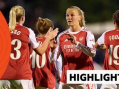 Gunners empatam no título WSL de Brighton Man City