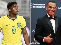 A lenda brasileira Cafu escolheu Endrick como a estrela da Copa do Mundo de 2026