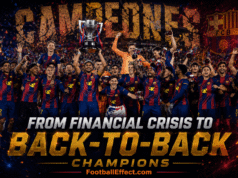 Da crise financeira a campeões consecutivos |