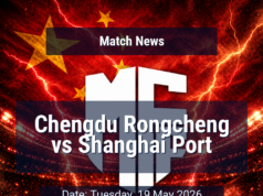 Corrida perfeita de Chengdu Rongcheng encontra SIPG em busca de controle no confronto da Superliga Chinesa