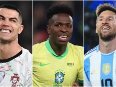 Vinicius Junior nomeou os cinco principais candidatos à Copa do Mundo de 2026, incluindo Portugal de Ronaldo e Argentina de Messi