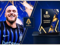 Federico Dimarco, do Inter de Milão, ganha o prêmio de Jogador da Temporada da Série A do Transfermarkt