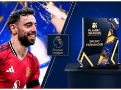 Bruno Fernandes ganha prêmio POTS da TM Premier League – nenhum jogador do Arsenal entre os três primeiros