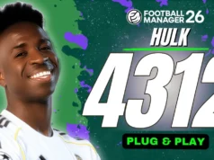 FM26 Hulk 4-3-1-2 Tática por GYR